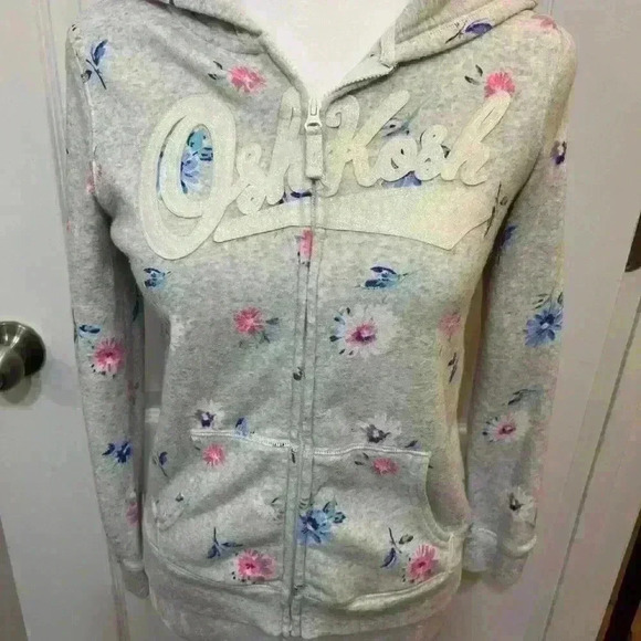 OshKosh B'gosh Floral Hoodie Set - Picture 1 of 7